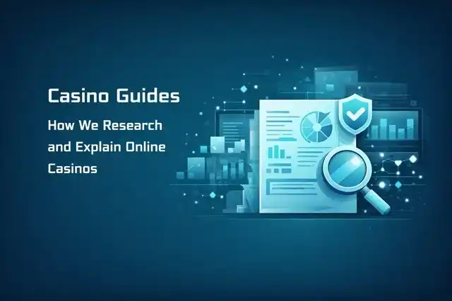 Illustration showing how online casino guides explain bonuses, withdrawals, and casino mechanics in practice